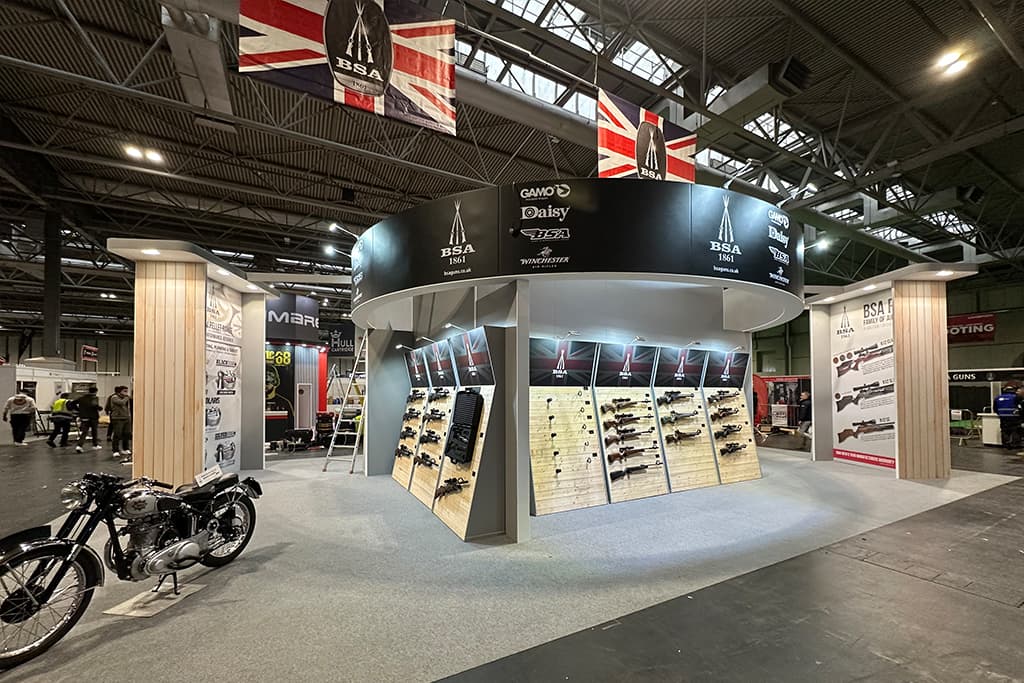 BSA exhibition stand by T2 Display
